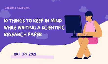 Top 10 Things To Consider When Writing A Scientific Research Paper