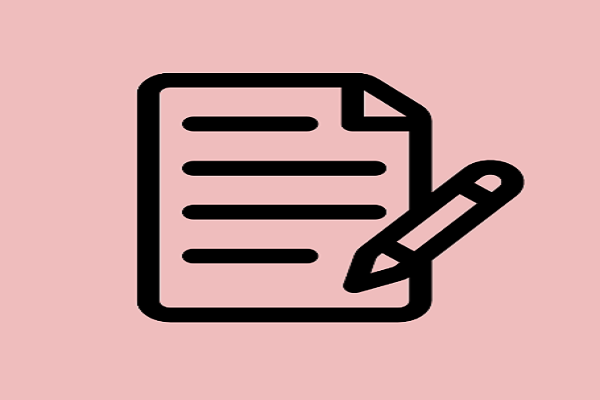Notes icon aesthetic pink