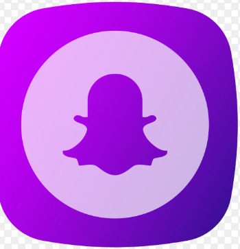 Neon Snapchat Logo